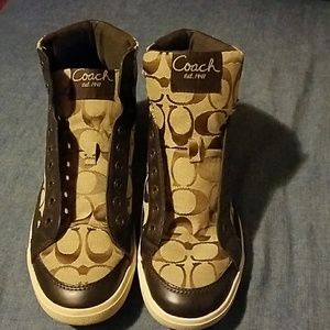 Used Coach Ellis High Top Sneakers